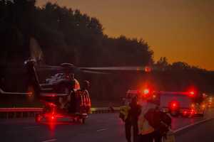 Two Killed, Child Airlifted Following Fiery Single-Vehicle Maryland Crash: State Police