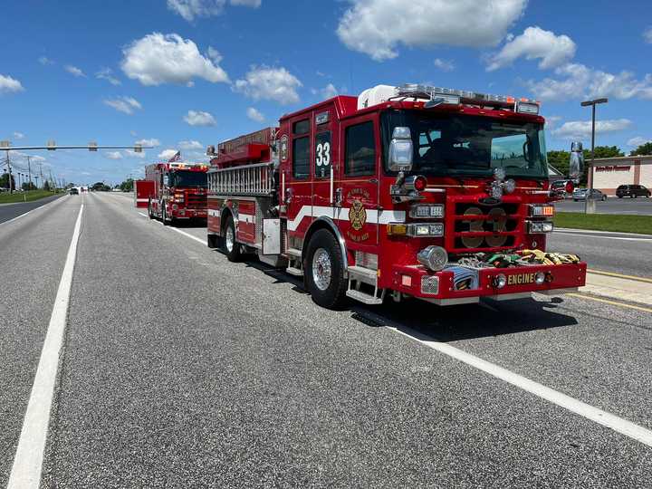 A New Kingstown Fire Company engine.