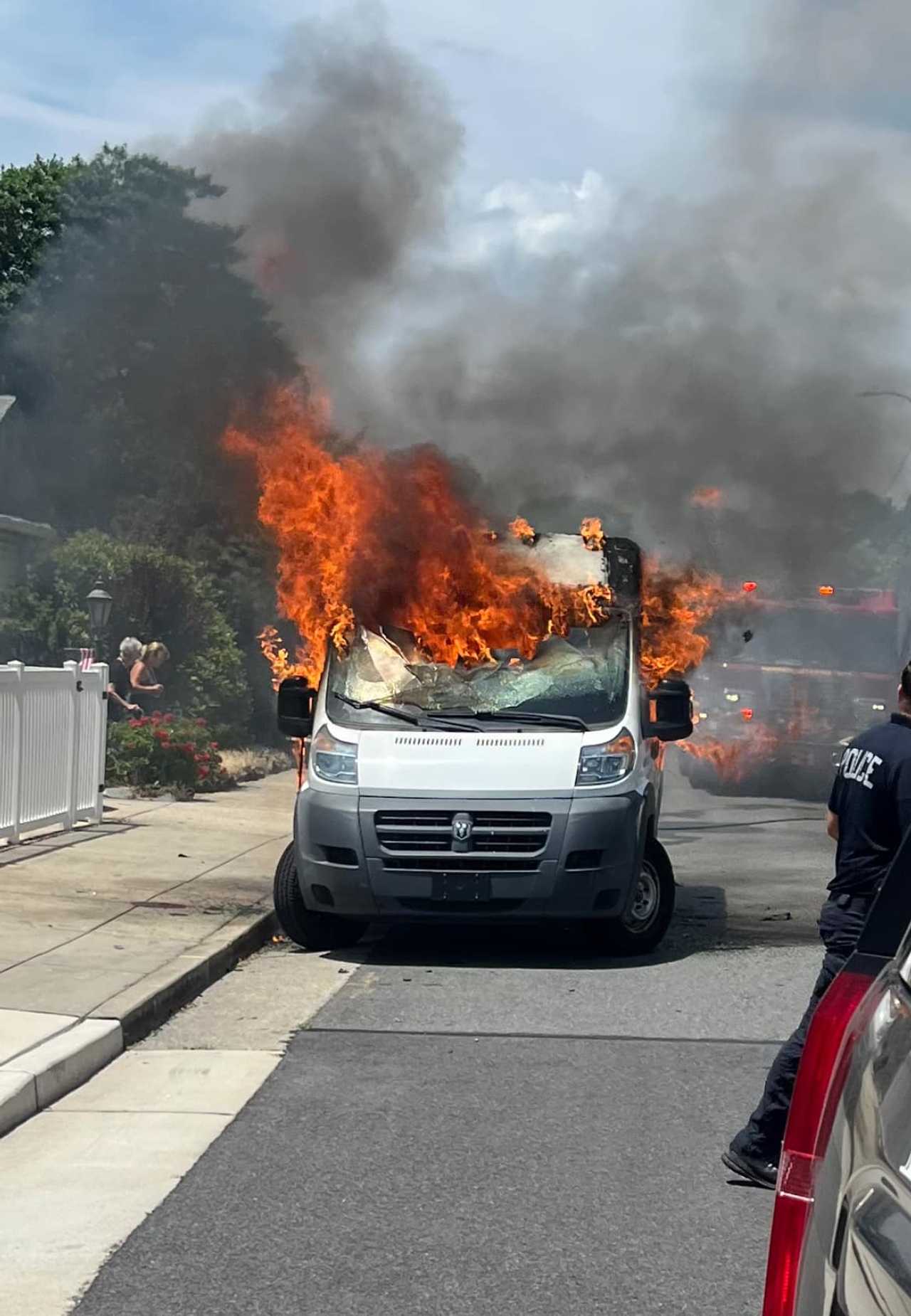 Jersey Shore Postal Worker Injured In Van Fire Egg Harbor City Daily
