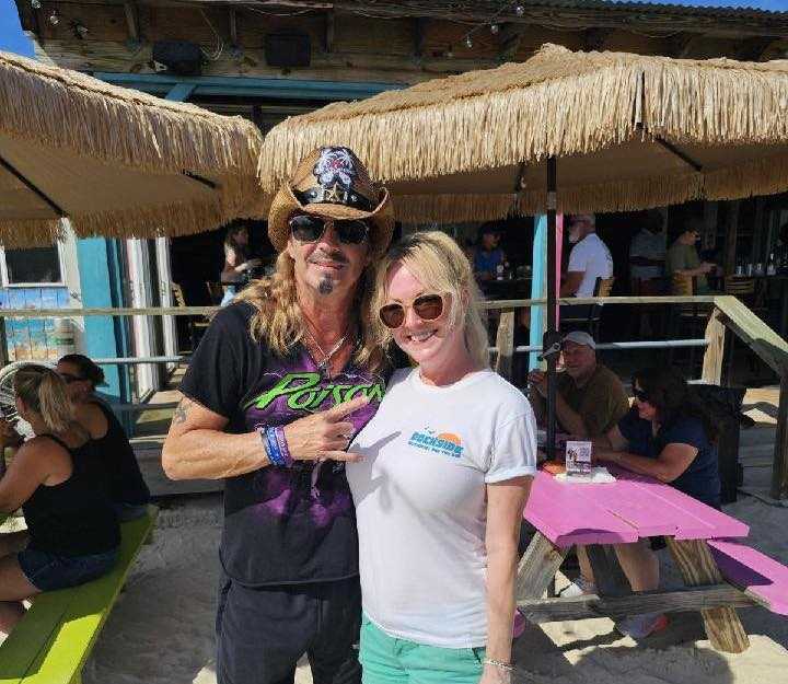 Bret Michaels at&nbsp;Dockside Restaurant &amp; Tiki Bar.