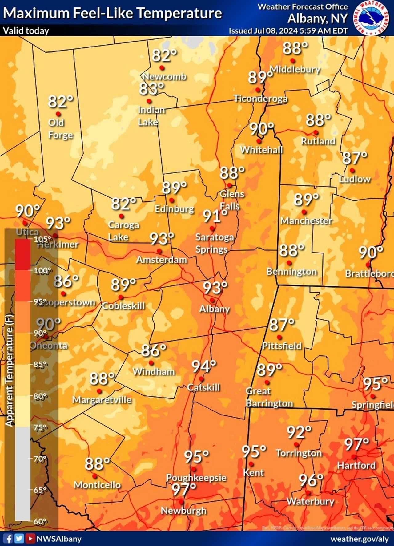 New Advisory Issued To NYers For Extreme Heat, Severe Storms, Unhealthy