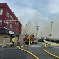 <p>A fire on South Georgia Avenue in Atlantic City, NJ, on July 11, 2024.
  
</p>