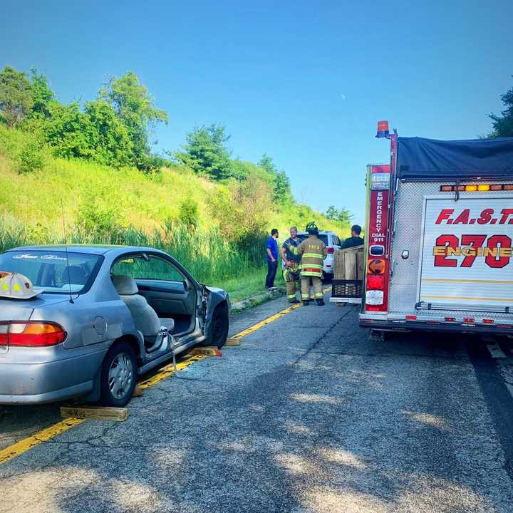 The incident happened on a southbound Taconic State Parkway entrance ramp in Yorktown.&nbsp;