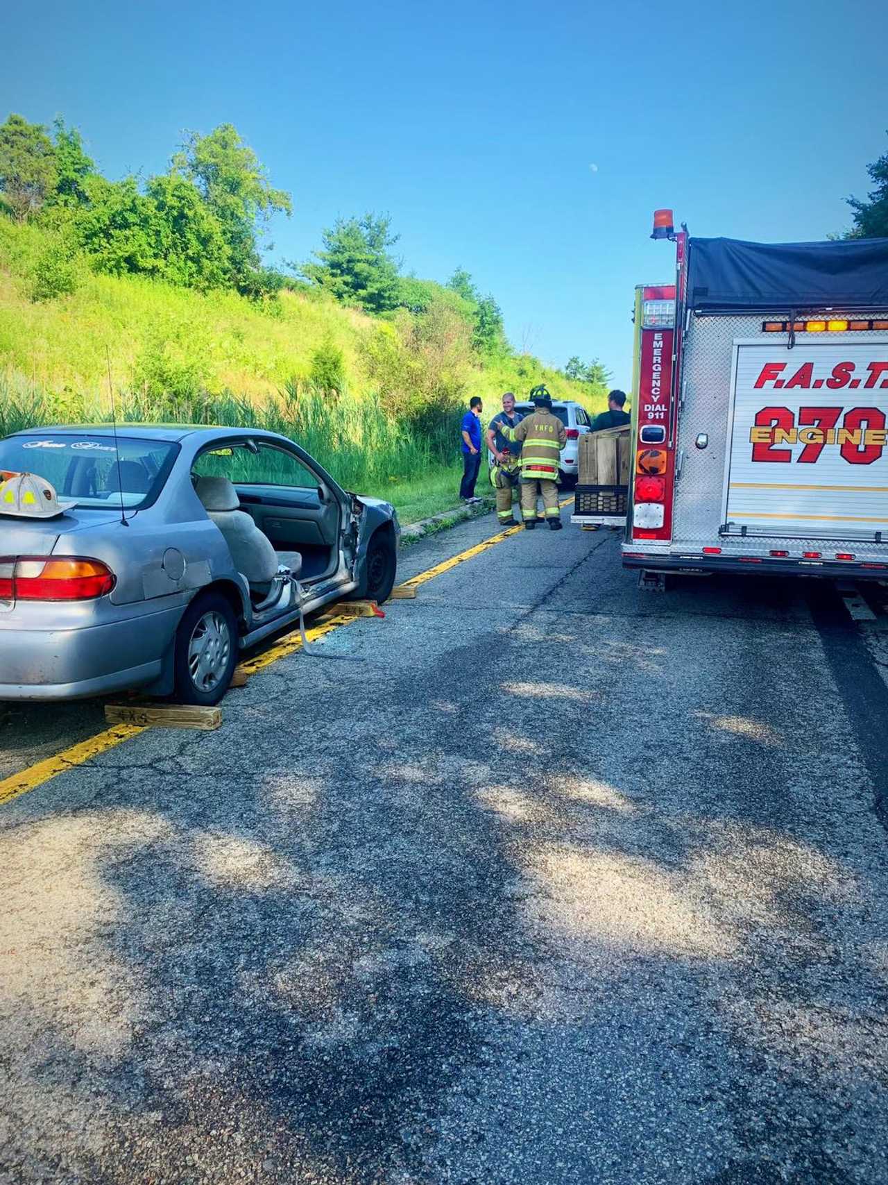 2 Hospitalized After Crash On Taconic State Parkway In Yorktown