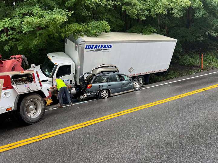 The crash happened on Route 9 in Garrison.&nbsp;