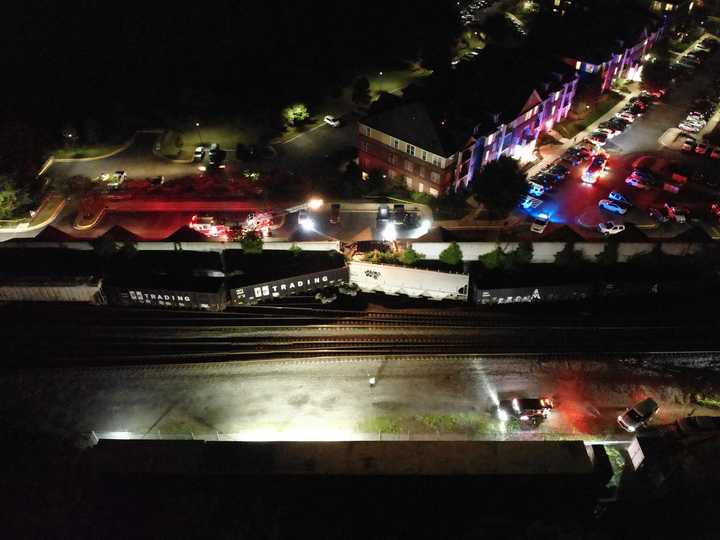 Train derailment Saturday, July 20.