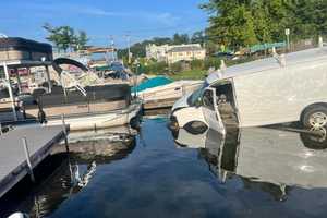 Van Plunges Into Lake In Hudson Valley