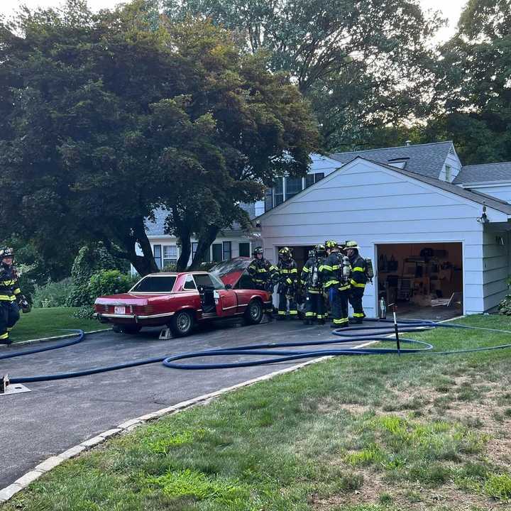 The blaze happened at a home on North Way in Chappaqua.&nbsp;