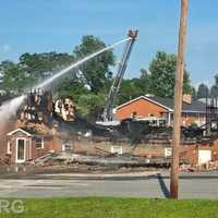 <p>The fire at the church fire in Carroll County</p>