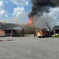 <p>The fire at the church fire in Carroll County</p>