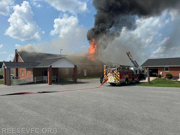 The fire at the church fire in Carroll County