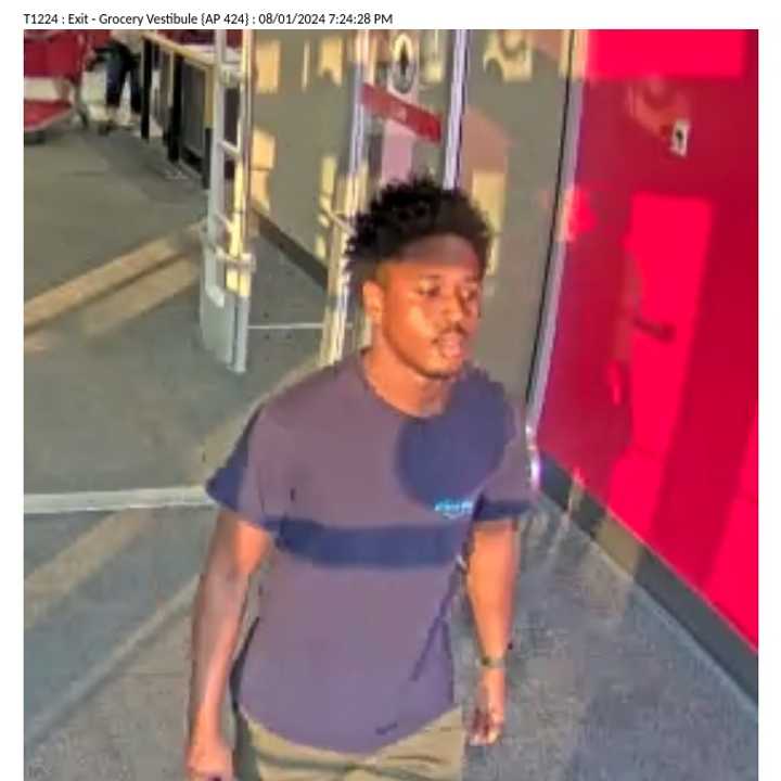 A man is at large after masturbating at Target.