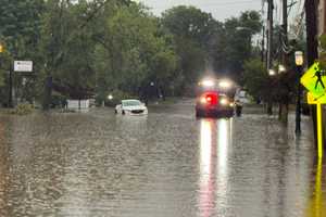 Leonia Streets Are Under Several Feet Of Water