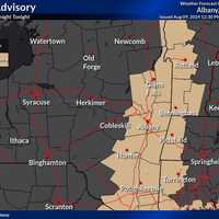 <p>Areas depicted in beige have a wind advisory effective until midnight on Saturday, Aug. 10.&nbsp;</p>