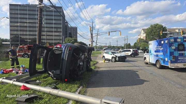 Saturday, Aug. 10 crash on Hackensack Avenue.