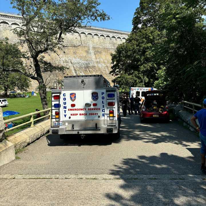 The rescue happened at the Croton Dam.