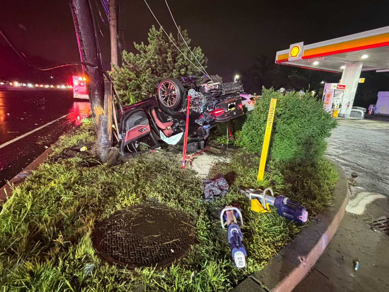 Victim Extricated From Overturned Car On Route 17 In Hasbrouck Heights