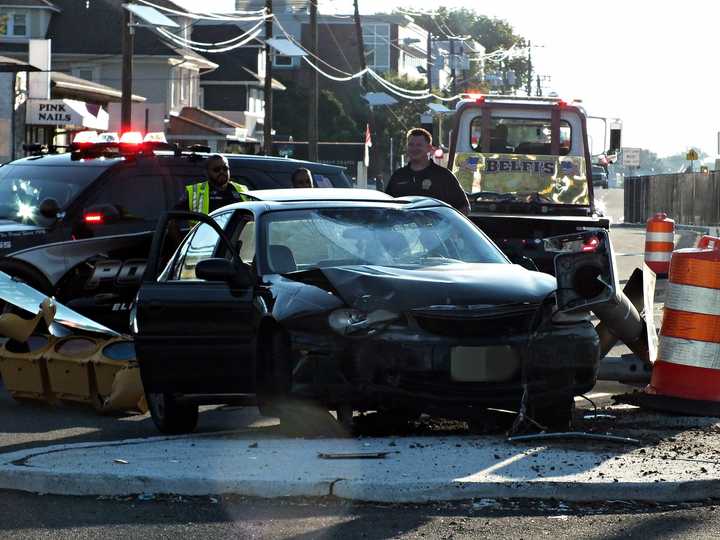 Crash at Iozia Terrace and Route 4/Broadway.