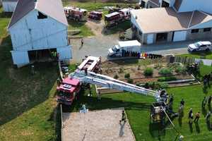 Amish Farm Rescue 30 Feet Up Barn Rafters In Bart Township (PHOTOS)