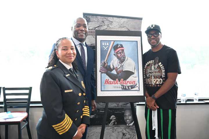 755 Forever: USPS Unveils Stamp Celebrating Hank Aaron At Bowie Baysox Stadium In Maryland