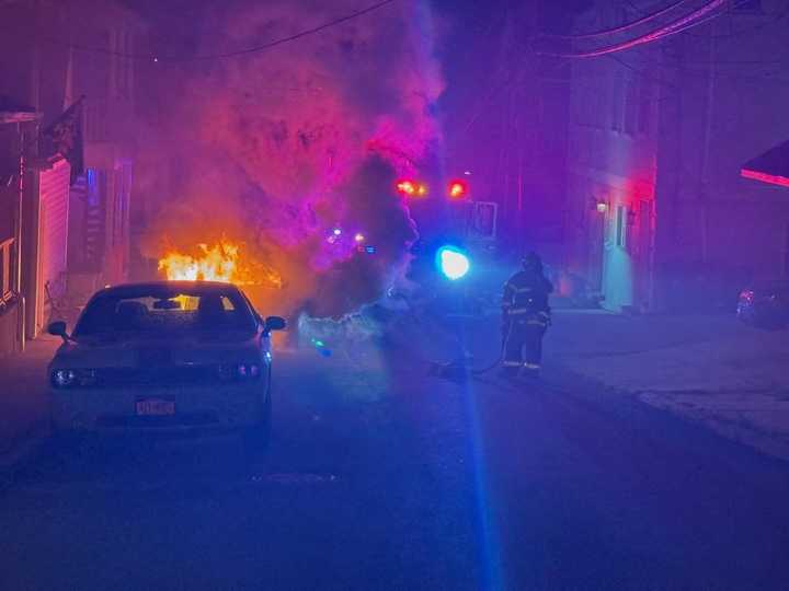 The blaze happened on Brook Street in Croton-on-Hudson.