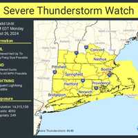 Severe Thunderstorm Watch Issued For Fairfield County