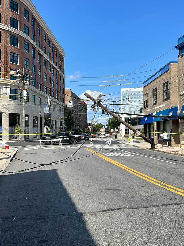 Truck Hits Pole, Causes 'Significant' Traffic Issues In Port Chester