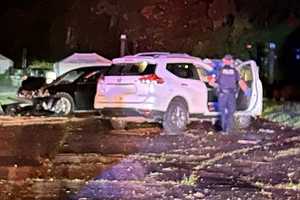 Driver Injured In 2-Car Crash In Front Of Historic Northern Westchester Manor