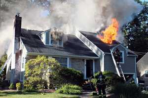 2-Alarm Fire Destroys Ridgewood Home