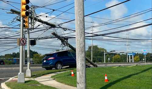 Route 73 To Remain Closed Overnight Following Crash That Downed Power ...