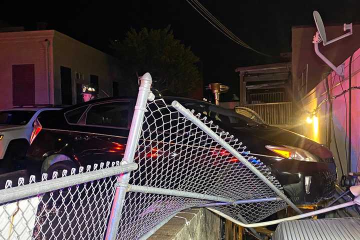 Prius Crashes Through Fence Behind Japanese Ridgewood Restaurant