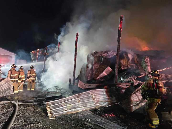 Strasburg Barn Destroyed In 2Alarm Fire (Photos) Newville Daily Voice