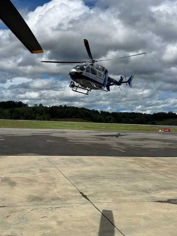 VSP Helicopters Rescue People Stranded On Roof Of TN Hospital Amid Hurricane Flooding (VIDEO)