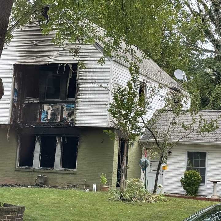 The aftermath of the Manassas fire.