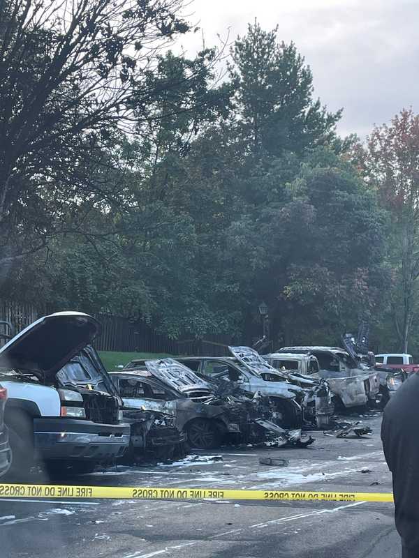 Hybrid Vehicle Possibly To Blame After Vehicles Destroyed By Fire Outside Woodbridge Apartments