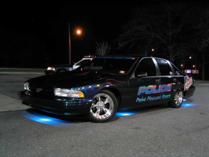 A cruiser for the Point Pleasant Beach (NJ) Police Department.