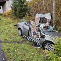 Person Extricated After 2-Vehicle Crash In Liberty