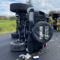 Crash Temporarily Closes Road In Hudson Valley, Causes Injury