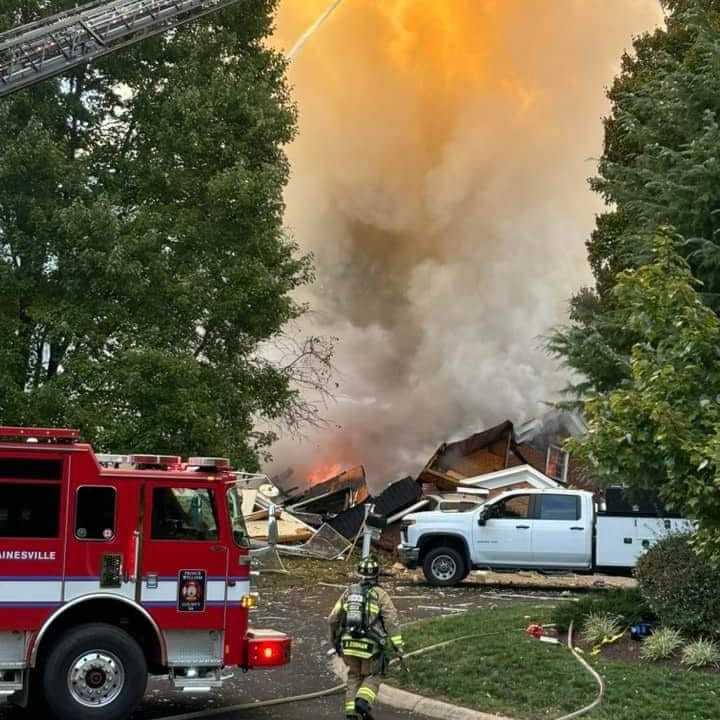 Loudoun EMS Units are enroute to Haymarket in Prince William County for a gas related house explosion on the 5990 block of Colby Hunt Ct.