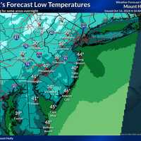 Freeze Warning: Temps To Dip Into 40s Tonight In Hudson County