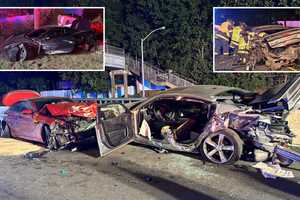 2 Trapped In 4-Sedan Crash Involving Corvette On Route 46: Firefighters