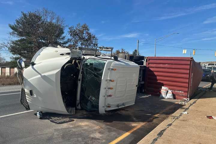 Tractor-Trailer Rollover Cause Closure At PA Turnpike Ramp In Lancaster