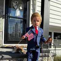 <p>Justin as Donald J. Trump, 1 1/2 years old, of New Milford</p>