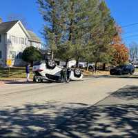 Driver Injured After Vehicle Overturns: Fairfield PD