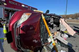 4 Hurt In Brookfield Crash; Firefighters Cut 2 Victims From Mangled Wreckage