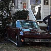 Classic Corvette Crashes Into Hawthorne Home After Driver Loses Control