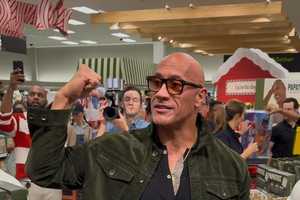 Dwayne 'The Rock' Johnson Surprises Customers At Clifton Target (VIDEO)