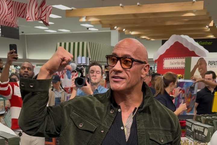 Dwayne 'The Rock' Johnson Surprises Customers At Clifton Target (VIDEO)