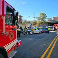 Driver Hits Traffic Signal, Backs Into Another Car Off Route 80 In Hackensack