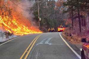 West Milford Wildfire Swells To 3,500 Acres As Firefighters Battle Fierce Winds